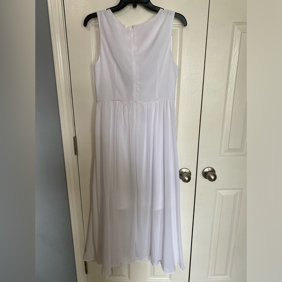 NEW White Sleeveless Dress, medium - Picture 2 of 3